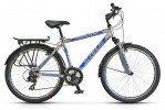 Велосипед 26' гибрид, рама алюминий STELS NAVIGATOR-700 синий металлик/черный, 21 ск., 19,5'